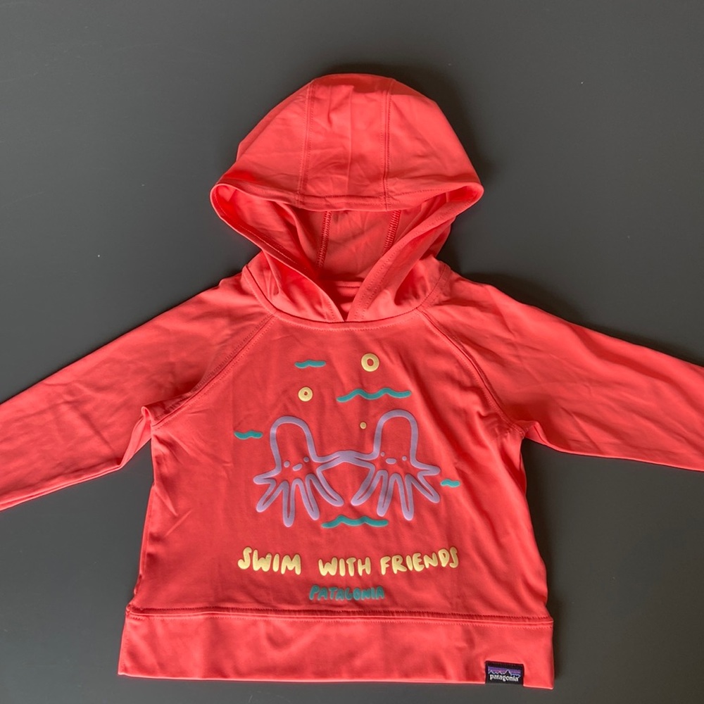 Patagonia baby Capilene hoody 6-12mo